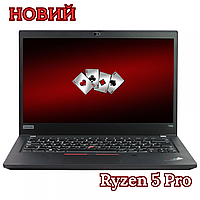 Ноутбук Lenovo ThinkPad T495, Ryzen 5 Pro (4(8) ядра) 16 GB/256GB/14.0" AMD Vega 8\2GB, ноутбук для учебы
