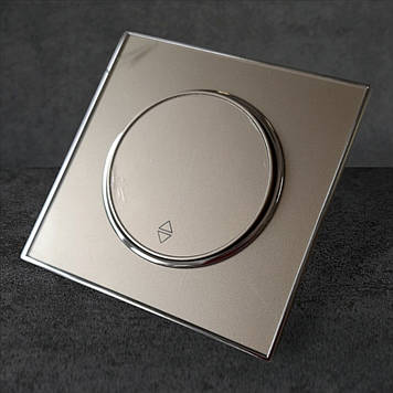 Вимикач RH Laura одинарний внутр. прох. золото