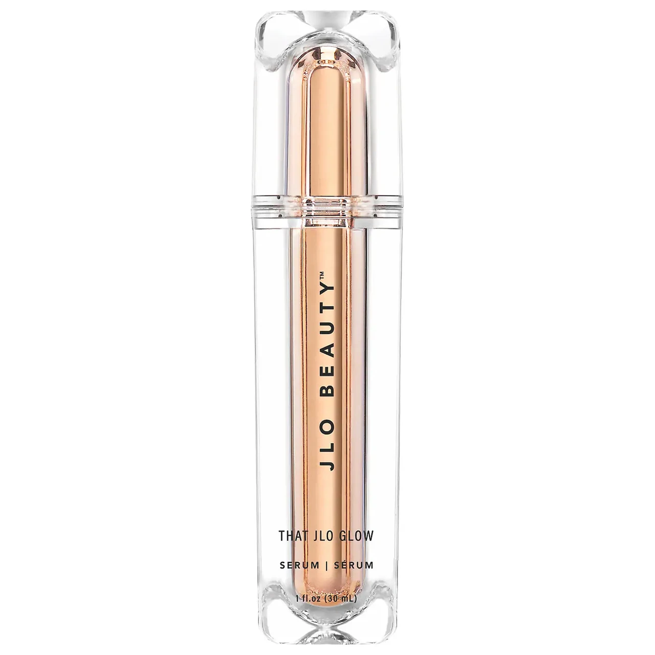 Сироватка для розгладження й освітлення шкіри з ніацинамідом JLo Beauty That Jlo Glow Serum без коробки 30 мл, фото 1