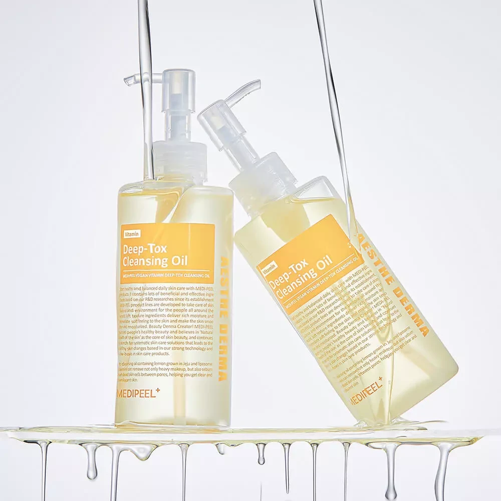 Вітамінна очищувальна гідрофільна олія Medi-Peel Vegan Vitamin Deep Tox Cleansing Oil, 200 мл (821048)