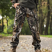 Камуфляжные брюки на микрофлисе Алова Дуб, тактические утепленные брюки для военнослужащих ВСУ