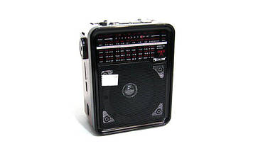 Радіоприймач Golon RX-9100 USB/SD MP3 плеєр з ліхтарем, Gp, гарної якості, Радіо, рація, колонка