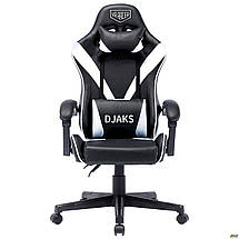 Крісло VR Racer Dexter Djaks чорний/білий ТМ AMF, фото 3