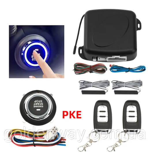 Автомобильная сигнализация с дистанционным управлением PKE XY-Q618