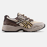 Чоловічі кросівки Asics Gel-1090 Beige Brown, шкіряні кросівки асікс гель 1090, фото 3
