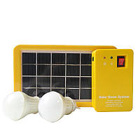 Портативная солнечная станция Solar солнечная система, освещение для кемпинга с солнечной панелью и лампами,