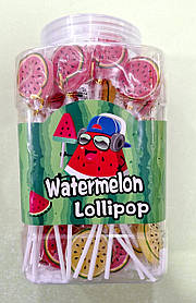 Льодяник на паличці Кавун 15 г 30 штук