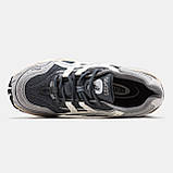 Чоловічі кросівки Asics Gel-1090 Grey Beige White, сірі шкіряні кросівки асікс гель 1090, фото 7