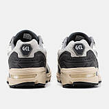 Чоловічі кросівки Asics Gel-1090 Grey Beige White, сірі шкіряні кросівки асікс гель 1090, фото 5