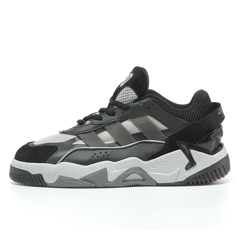 Чоловічі кросівки Adidas Niteball 2.0 v2 Black Grey, чорні кросівки адідас найтбол 2.0, фото 1