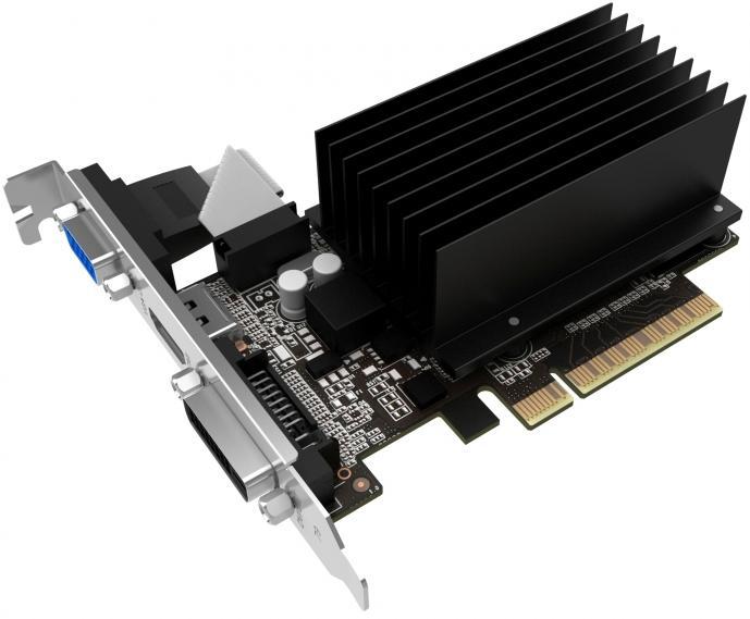 Відеокарти Palit GeForce GT 710 2048MB DDR3 (64bit) (VGA, DVI, HDMI) (NEAT7100HD46-2080H) (Б/В)