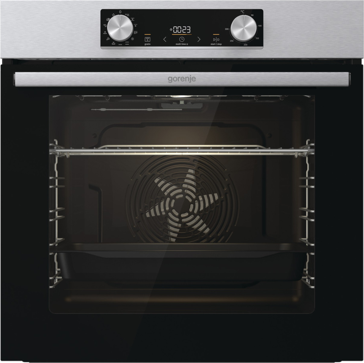 Gorenje Духовка BO6737E02XK/ BIGSPACE/мультифункціональна/ 77 л./ IconLed/ гриль/нержав.