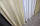 Комбіновані (2шт.1,5х2,5м.) штори з тканини льон. Колір графітовий з бежевим. Код 014дк (1140-114ш) 10-917, фото 7