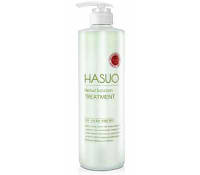 Тонизирующая маска для волос и кожи головы PL Cosmetic HASUO Herbal solution treatment 750 ml