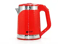 Красный электрический чайник из нержавеющей стали 2,2л 2000Вт - BITEK BT-3118 Red Kettle