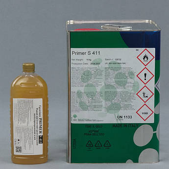Ґрунтовка PRIMER S 411 підготовчий ґрунтувальний полихлоропреновый клей (Італія) 1л