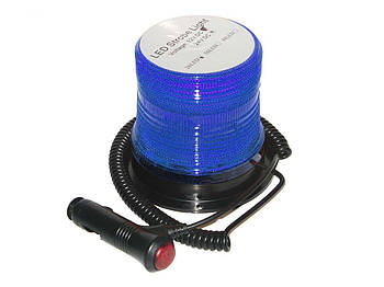 Мигалка Сирена 12/24V Синя EL101502 (30LED 2835 SMD) Прикурка/магніт вимикач
