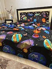 Євро постільна білизна чорний, фото 2