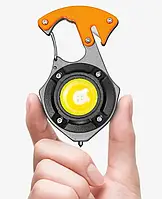 Багатофункціональний туристичний LED ліхтарик мультитул з карабіном MULTI-TOOL FLASHLIGHT