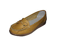 Туфли женские кожаные (6пар в ящ.) 37-41г. желтые, арт.АННАЯ 2-5 В ТМ GIPANIS OS