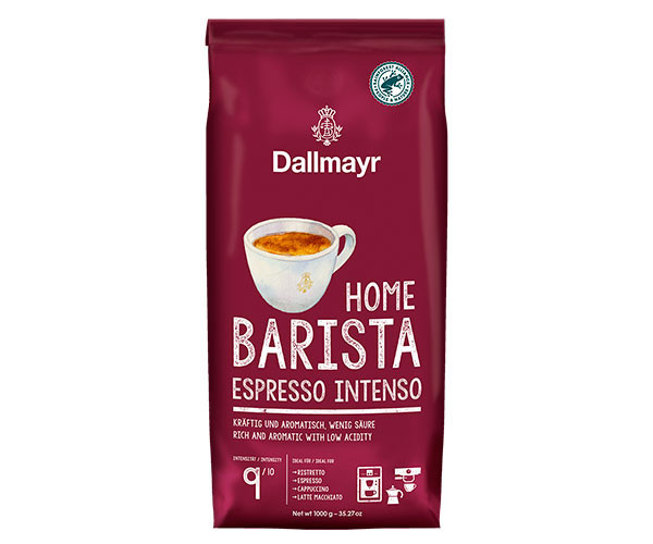 Кава Dallmayr Home Barista Espresso Intenso у зернах 1 кг