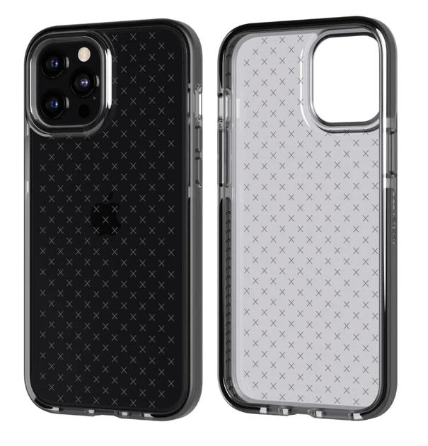 Чохол Tech21 Evo Check Smoke Black для iPhone 12 Pro Max