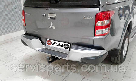 Фаркоп Mitsubishi L200 2015-2024 (Мітсубісі Л200) без підрізу бампера, фото 1