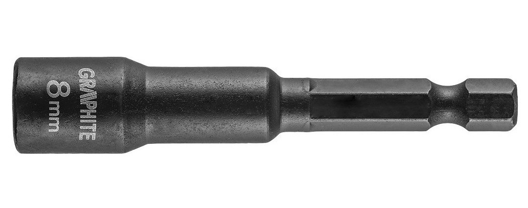 Graphite 56H551 Головка торцева ударна з магнітом, 8 мм, сталь S2