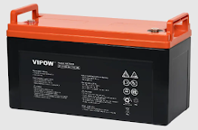 Гелевий акумулятор для ДБЖ та інверторів 12V 120Ah Vipow BAT0418