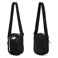 New Balance Opp Core Shoulder Bag LAB31005BK Сумка на плече мессенджер барсетка унісекс оригінал чорна