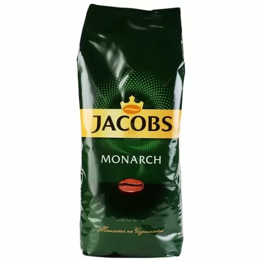 Кава Jacobs Monarch натурально смажена у зернах 1кг