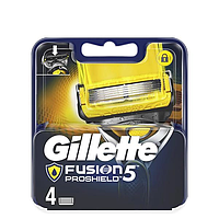 Gillette Fusion Proshield 4шт. Оригинал (джилет фьюжн прошилд) кассеты лезвия жилет фюжн прошилд