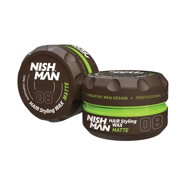 Віск для укладання волосся Nishman Hair Styling Wax 08 Matte 150мл