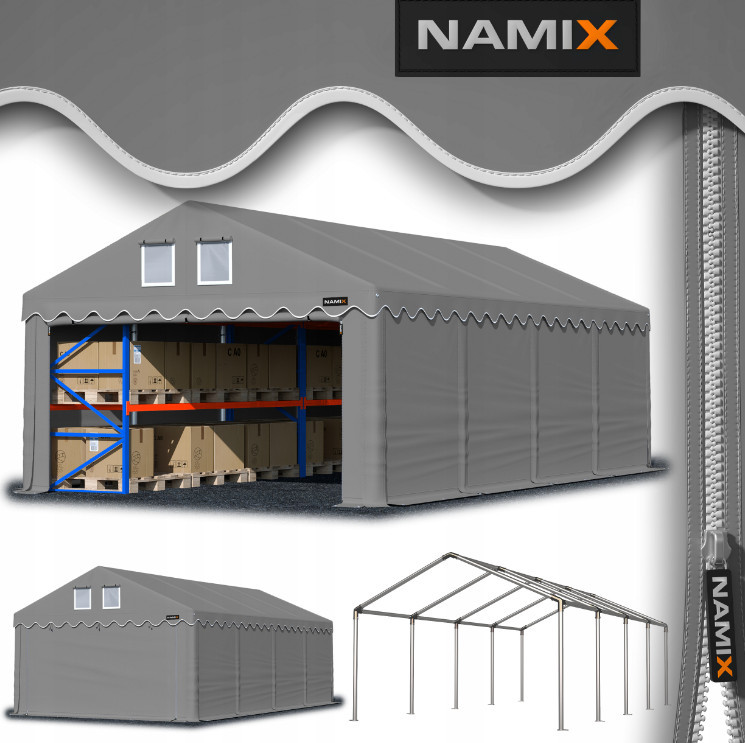 Тентовый гараж NAMIX COMFORT ПВХ 3 x 8 м