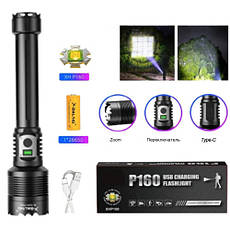 Ліхтар ручний BL-G201-P360, power bank, zoom, ЗУ Type-C, фото 5