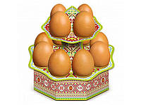 Декоративная подставка для яиц №12.1 Традиционная высокая (12 яиц) ТМ EASTERS OS
