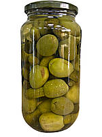 Оливки зелені з корнішонами Bravo Kimbo 1кг