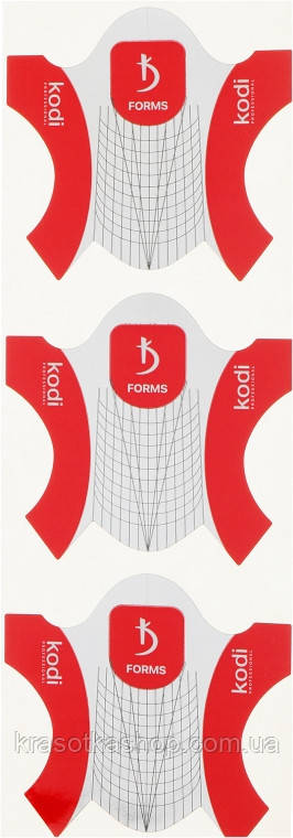 Форми універсальні для нарощування нігтів Kodi Professional, 1 шт