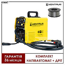 Зварювальний інверторний напівавтомат Кентавр СПАВ-300 Digit Mini Зварювання MMA MIG-MAG TIG Lift + флюсовий дріт, фото 2