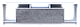 Стінка у вітальню Doros U1 Білий Бетон ДСП 160х38х48 (41516013), фото 7