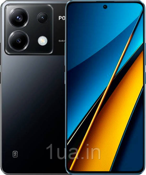 Смартфон Xiaomi Poco X6 5G 12/256Gb Black UA UCRF, фото 1