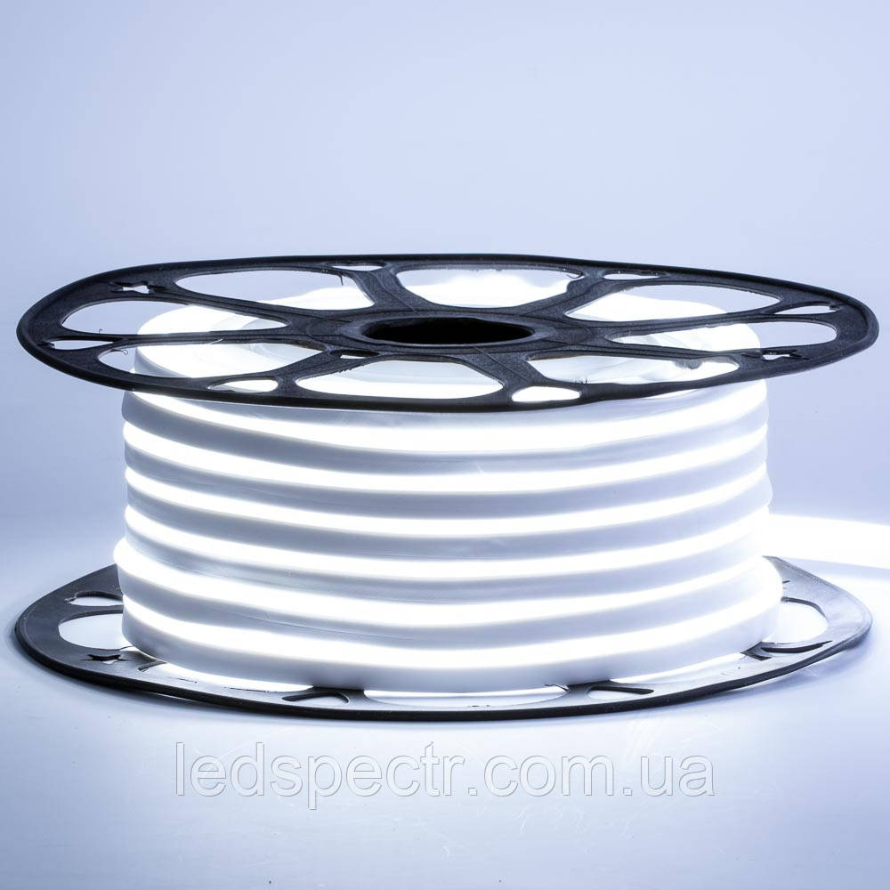 Неонова стрічка світлодіодна, світлодіодна біла холодна AVT-1 220 V smd2835 120 LED/м 7 Вт/м IP65