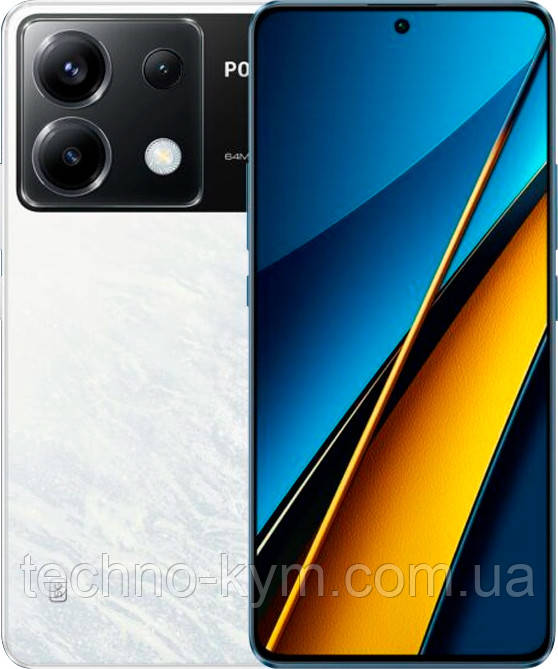 Xiaomi Poco X6 5G 8/256Gb White UA UCRF Гарантія 12 місяців, фото 1