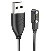 USB кабель для смарт годинника Hoco Y2 Pro чорний