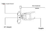 FPV антена патч 5.8 ГГц Maple Wireless Bottom RP-SMA Male 11 dBic кругова права - 1 шт., фото 6