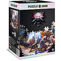 GoodLoot Пазл Witcher: Geralt & Triss in Battle puzzles 1000 эл.