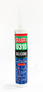 Силіконовий герметик FoxFix U310-310ml УНІВЕРСАЛЬНИЙ ПРОЗОРИЙ (для ванн та душевих кабін) (Turkey)