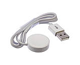 USB кабель для смарт часов Hoco Y12 магнитный белый, фото 4