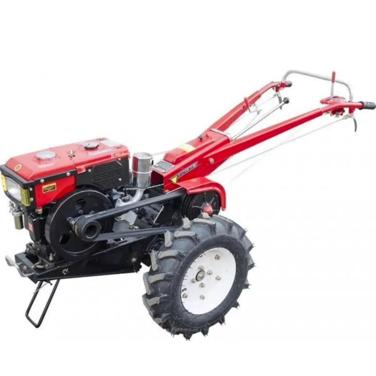 Мотоблок дизельний червоний Forte МД-81 LUX без плуга (ДВУХДИСКЕ ЗЧЕПЛЕННЯ)