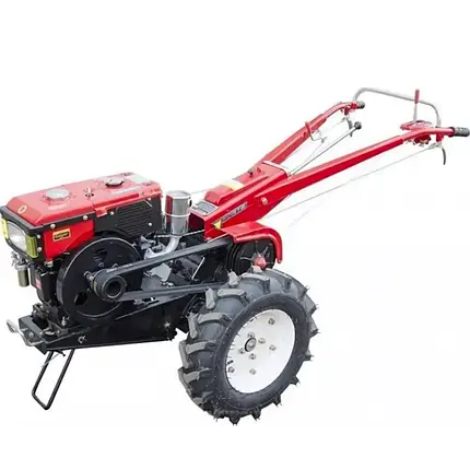 Мотоблок дизельний червоний Forte МД-81 LUX без плуга (ДВУХДИСКЕ ЗЧЕПЛЕННЯ), фото 1